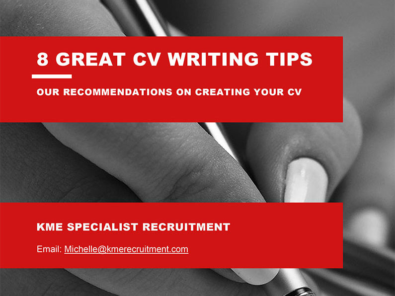 8 Great CV Writing Tips